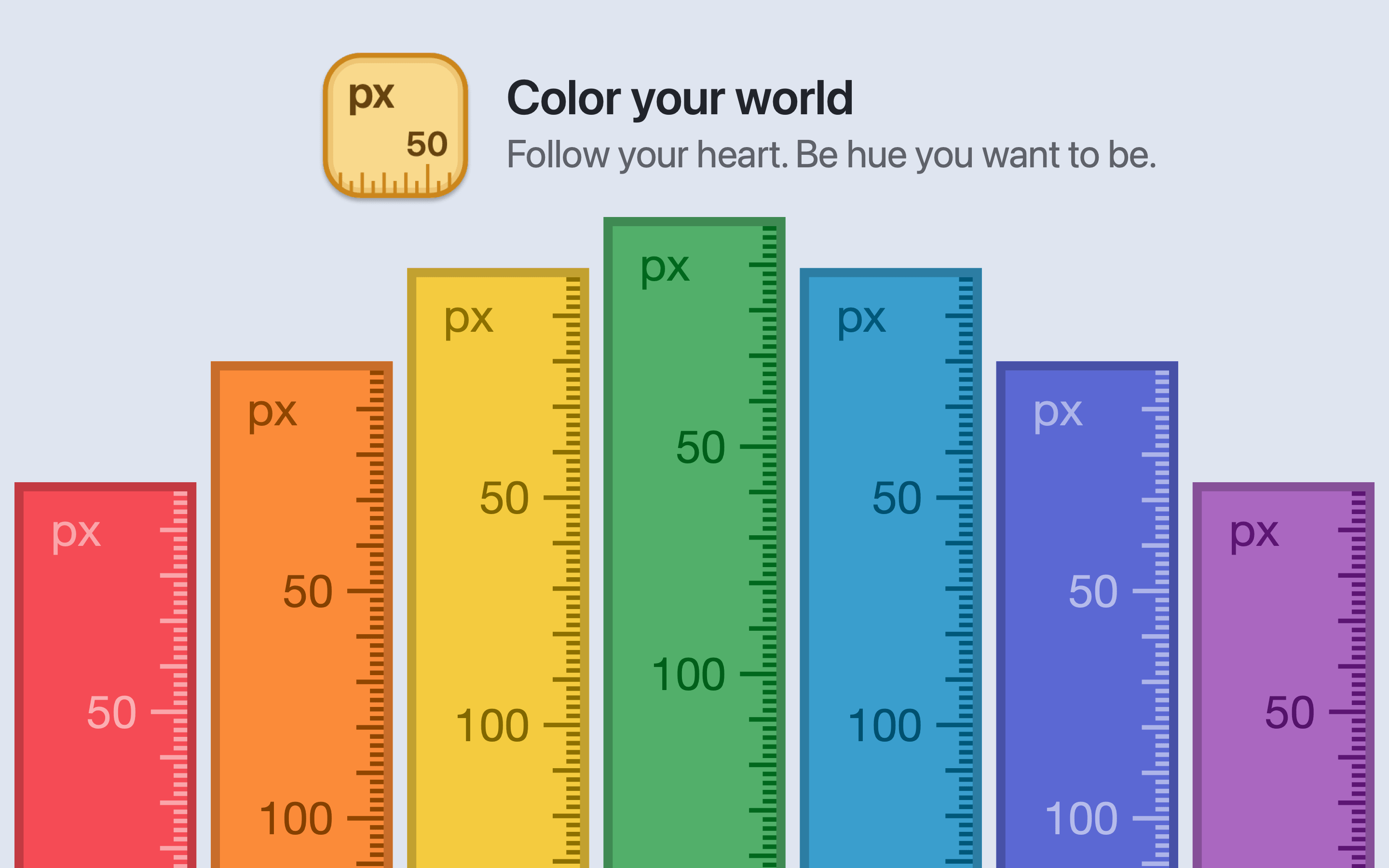 Free Ruler with custom colors